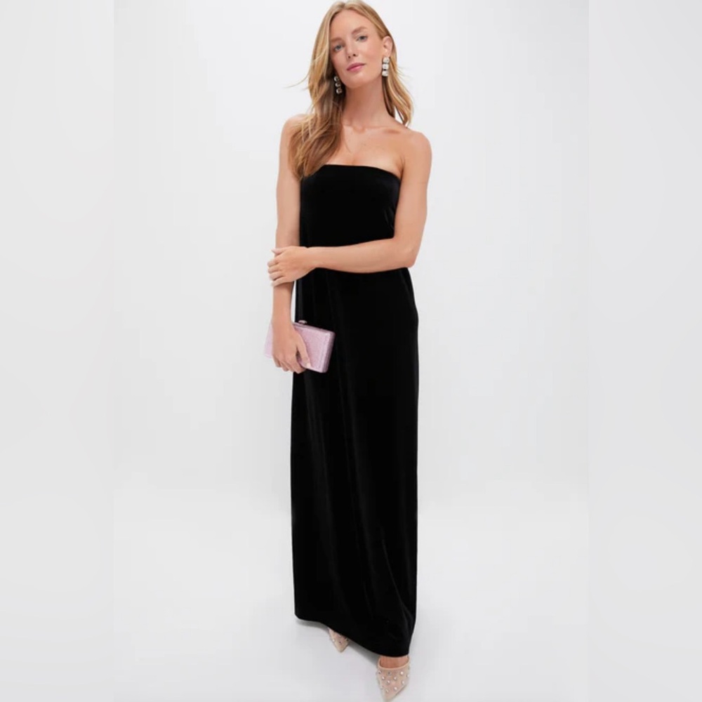 Tuckernuck Black Velvet Sonya Dress (Sold Out on Site)